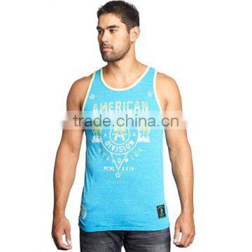 Men 's Bodybuilding slub Tank tops