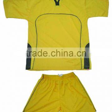 OEM Style Yellow Color Soccer Uniform