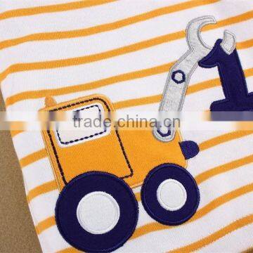2015 Summer New Arrival Boys Tshirts High Quality 100% Cotton Interlock Baby Clothes photo-4