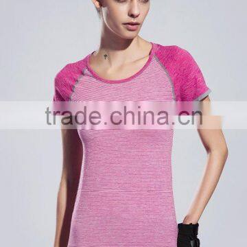 Outdoor Fashion Stripes Running t Shirt photo-3
