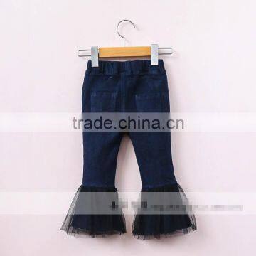 2-8 Years Wholesale 2017 New Autumn Cotton Patchwork Girls Pants photo-2