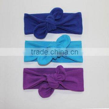 Candy Color Headwear Baby Toddler Cute Girl Kids Bow Turban Knot Headband photo-2
