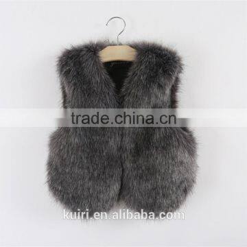 Kids Faux Fur Vest Girls Descendentes Fille Garcon Gorgeous Vertement Winter 12 Warm Couture Gilets 8 Brand Clothes photo-3