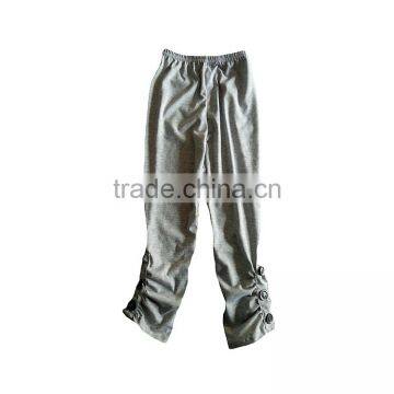 Wholesale Giggle Moon Latest Design Fall and Winter Children Girls Cotton Triple Ruffle Leopard Grain Pants photo-3