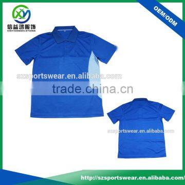 Newest Color Combinations Short Sleeve Dry Fit Man Golf Shirt