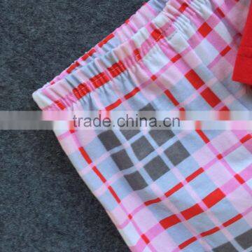 2016 Valentine's Day Full Stock 3 Pieces Scarf Red Top Kids OUTFITS Pant Set Hot Sell Boutique Clothes Kids Sets photo-4