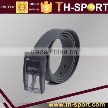 PGA Tour Men's Gray Perforated Silicone Official Golf Belt