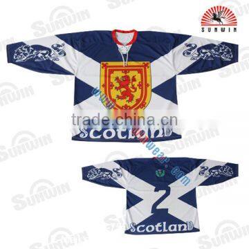 100% Polyester Full Dye Sublimation Hockey Jersey photo-2