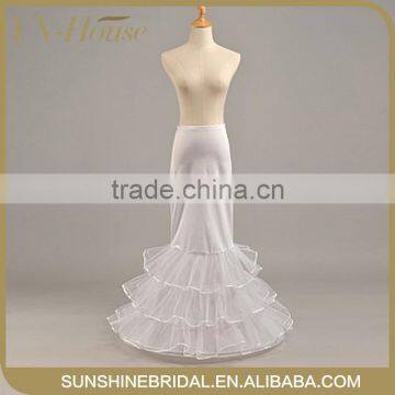 2016 In Stock White/black Wedding Bridal Mermaid Petticoat
