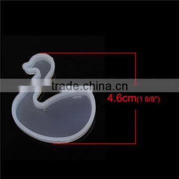 Custom Swan White Silicone DIY Tools Resin Mold photo-2