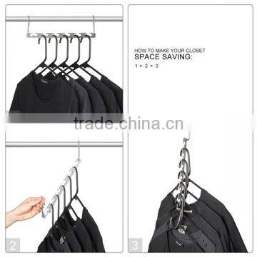 Hot Sales Metal Wonder Clothes Hanger With Activity Hook photo-2