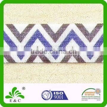 5/8'' Custom Print Fold Over Elastic With Various Designs photo-5