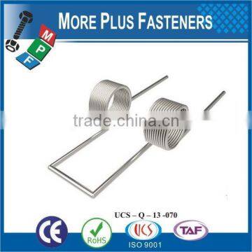 Made IN TAIWAN high qualiy metal spring stainless steel spring Double Torsion Spring