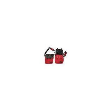 Red and Black Nylon Promotional Shopping Bags For Messenger, Document,  Envelope Package