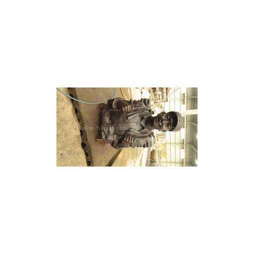 Soldier Bust Figurines Bronze Oudoor Decoration Sculpture