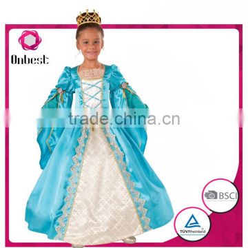 High quality gorgeous princess costume for girls fancy princess dress