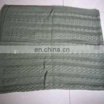 newnes design hot popular elegant warm soft knit jacquard blanket