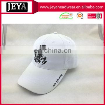 Man hat custom embroidery soft textile baseball cap