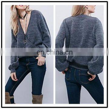 2015 Latest Elegant Women Winter Clothes Warm Knitting Wool Blouse Bolero Sweaters NT6811