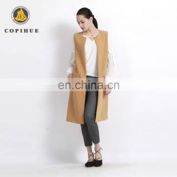 Alibaba China Anti-Wrinkle Polyester Long Vest Women