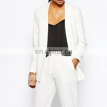 White Fashion women latest design blazer for office