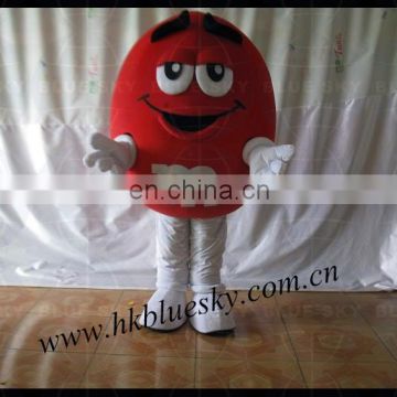 bs2013 hot selling M&M mascot costume M&M mascot