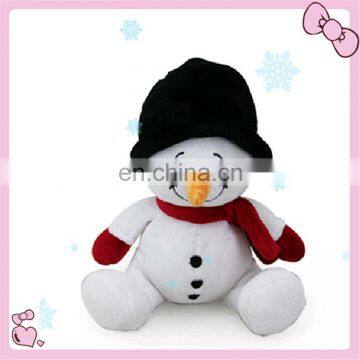 Custom design plush stuffed snowman christmas decoration toys