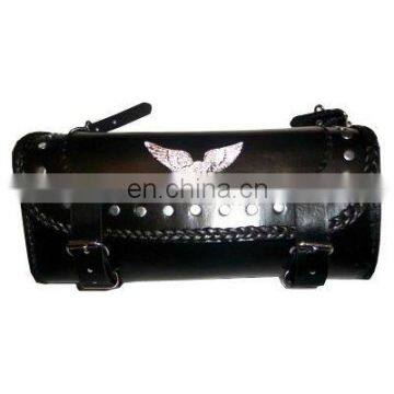 HMB-3025A LEATHER MOTORCYCLE TOOL BAG EAGLE STYLE FORK BAG