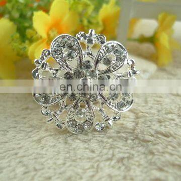 2015 Rhinestone Brooch / Crystal Brooch / Rhinestone Flower Brooch