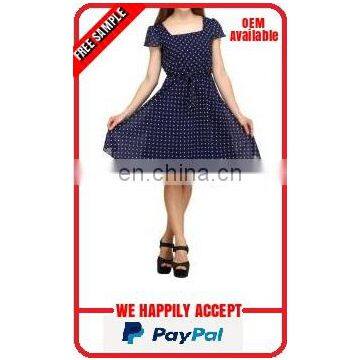 2017 design girls short dress manufacturer