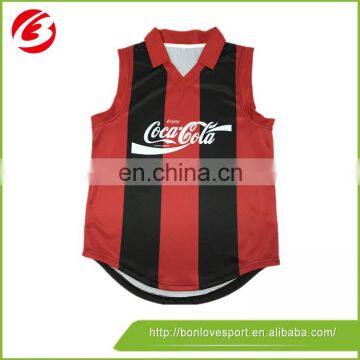 OEM sportswear sublimated striped soccer jerseys