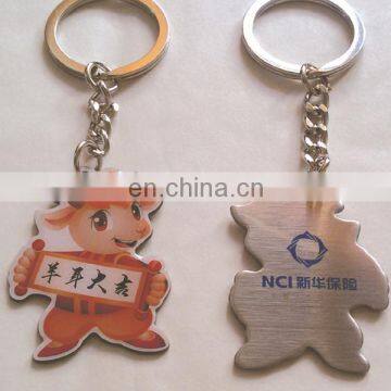 cheap custom offset printed keychain