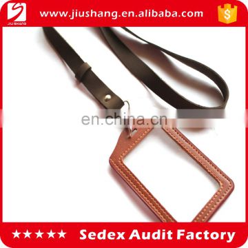 Wholesale Top Quality breakaway seatbelt Leather Lanyard