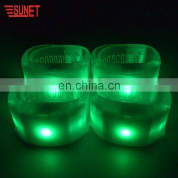 2018 festival supply color changing 3 LED lights remote controlled led bracelet