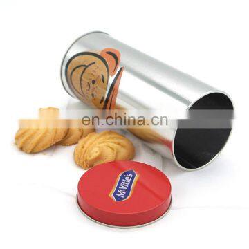 Food Grade Round Cookie Biscuit Tin Cans With Lid Wholesale photo-6