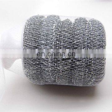 Kitchen pot gavernized heavy duty stainless steel mesh scourer