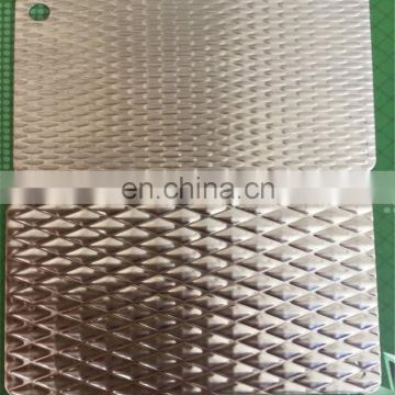 astm aisi sus304 316l Stainless Steel checkered Plate 2B NO.1 tear diamond shape Sheet factory Price manufacturer