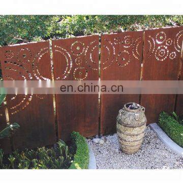 Weathering Corten Steel Laser Cutting Panel for Fence & Screen photo-6