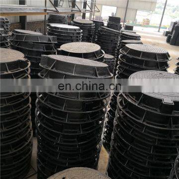 Customized Ductile Cast Iron Concrete Round Manhole Cover With Frames photo-7