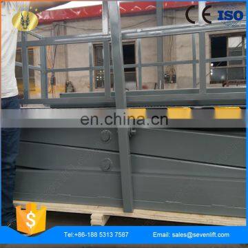 7LSJG Shandong SevenLift Manual Hydraulic Woodworking Container Scissor Lift Table