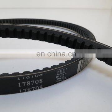 Hot sale NT855 diesel engine spare parts engine fan belt 178708