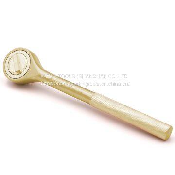 WEDO Non Sparking Aluminium DIN3122 Bronze Ratchet Wrench photo-5
