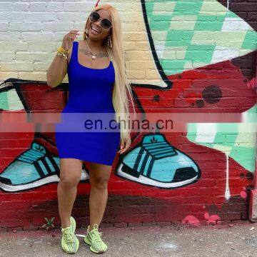 Wholesale Women Lady Summer Elegant Casual Dresses photo-4