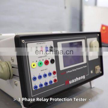 auto 3 phase relay test set  universal relay test kit 3 phase protection relay tester