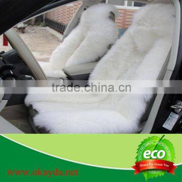 Sheepskin funny car seat cover