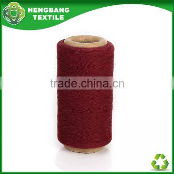 20s 2ply recycled red color compact cotton yarn import export HB687 China