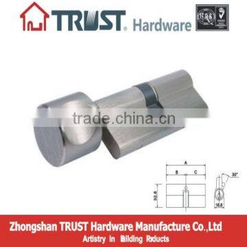 70mm euro brass standard turn knob lock cylinder