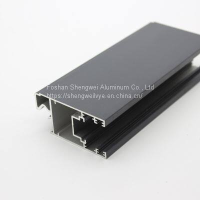 Foshan Customized Aluminum Window Extrusion Profile Frames Glass Doors Aluminium Sliding Windows Frame Profile photo-3