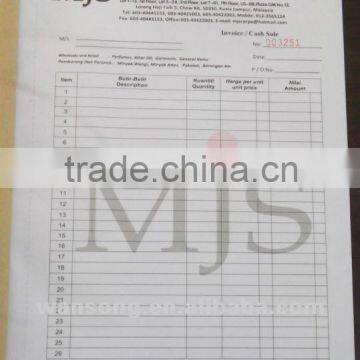 Delicate Receipt Note Book Printing