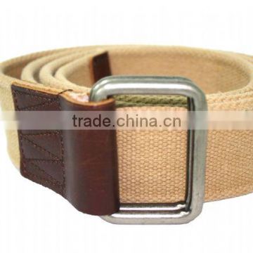 3.8cm width beige webbing Jeans belts for -KL0026